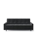 Ver imagem 6 de Sofá Cama Nice 4 Lugares Reclinável 203cm Preto Suede Cialar Móveis