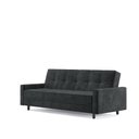 Ver imagem 7 de Sofá Cama Nice 4 Lugares Reclinável 203cm Preto Suede Cialar Móveis