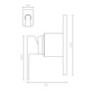 Ver imagem 2 de Misturador monocomando para chuveiro - Com base, cromado - SPA Rubinettos 1523
