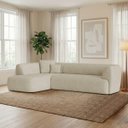Ver imagem 3 de Sofá Modular Oslo Luxuoso Sala de Estar Decoração Luxo 265cm Suede