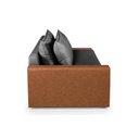 Ver imagem 7 de Sofá Cama Retrátil Panamá Casal Chenile Luxo Chumbo