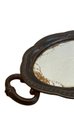 Ver imagem 3 de Bandeja Espelhada Redonda Grande com Alças Resina 46cm