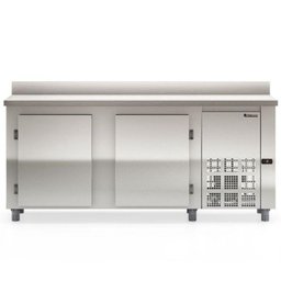 Balcão de Encosto com 2 Portas sem Pia Gbfe200 Gelopar Balcão 556 Litros Inox 220v - 1