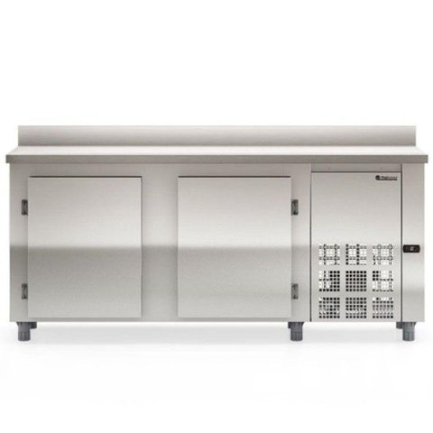 Balcão de Encosto com 2 Portas sem Pia Gbfe200 Gelopar Balcão 556 Litros Inox 220v