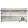 Balcão de Encosto com 2 Portas sem Pia Gbfe200 Gelopar Balcão 556 Litros Inox 220v - 1