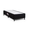 Cama Box Simples Castor Solteiro Poli Preto 100x200x27cm - 1