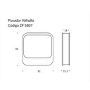 Ver imagem 3 de Puxador de Embutir Valhalla Preto Zen Design Zp5807.24