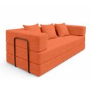 Ver imagem 1 de Sofa Cama 2 Lugares Virginia 185cm Boucle Sofa na Caixa Terracota