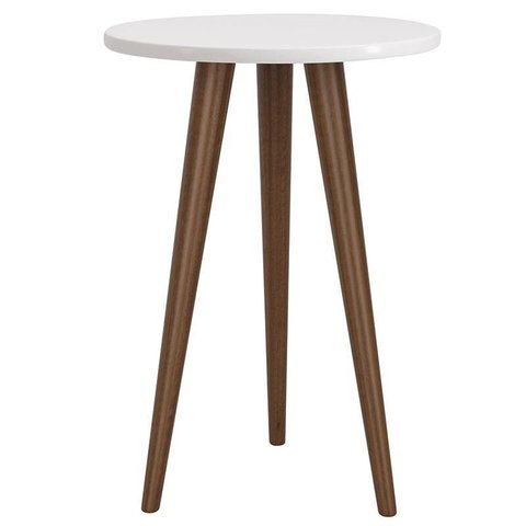 Mesa de Canto Theo Branco Amadeirado – Reller