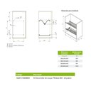 Ver imagem 3 de Kit Escorredor de Louças Inox Fgvtn Base 800 - 28 Pratos - 566fg10800b00