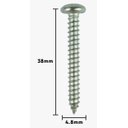Ver imagem 2 de Parafuso Inox Aat Panela Phillips 4,8x38 (caixa C/ 200 Peças)