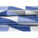 Ver imagem 5 de Kit Tapetes e Passadeira De Cozinha 3 Peças Antiderrapante Ladrilhos Azul