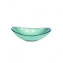 Ver imagem 1 de Cuba de Vidro Oval 47cm Verde