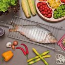 Ver imagem 6 de Grelha Dupla P para Carne Peixes Frango Churrasco