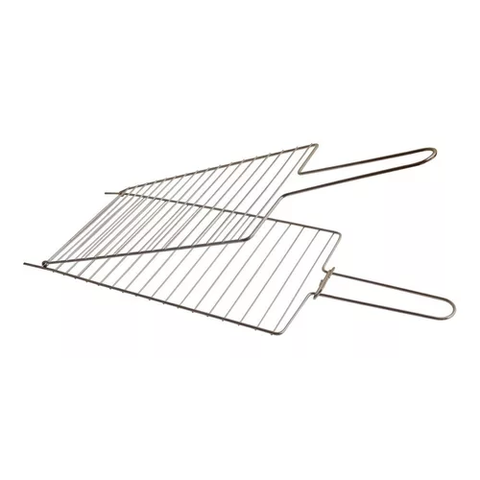 Grelha Dupla P para Carne Peixes Frango Churrasco
