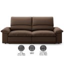 Ver imagem 3 de Sofá Plaza 2,00m Retrátil e Reclinável Velosuede - Netsofas