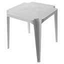 Ver imagem 2 de Mesa Plástica Monobloco Linha Colors Cadeira & Cia Branca