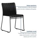 Ver imagem 7 de Kit 6 Cadeiras Tubular Fronteira Preto