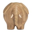 Ver imagem 1 de Escultura Decorativa Elefante Madeira Grande Polirresina:marrom