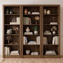 Ver imagem 1 de Kit 3 Estantes Multiuso 60x171,5cm com 4 Prateleiras Nogal