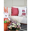 Ver imagem 4 de Kit Com 4 Capas Para Almofadas Páscoa Carro De Chocolate