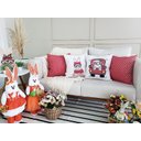 Ver imagem 6 de Kit Com 4 Capas Para Almofadas Páscoa Carro De Chocolate