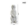 Escultura Suricato Cinza de Cimento Mart 30x10x10cm - 4
