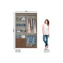 Ver imagem 2 de Guarda Roupa Casal 4 Portas (2 C- Espelho) e 3 Gavetas Caju Da135 Branco - Henn