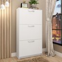 Ver imagem 3 de Sapateira Nick 65cm 3 Portas Basculantes 18 Pares Branca