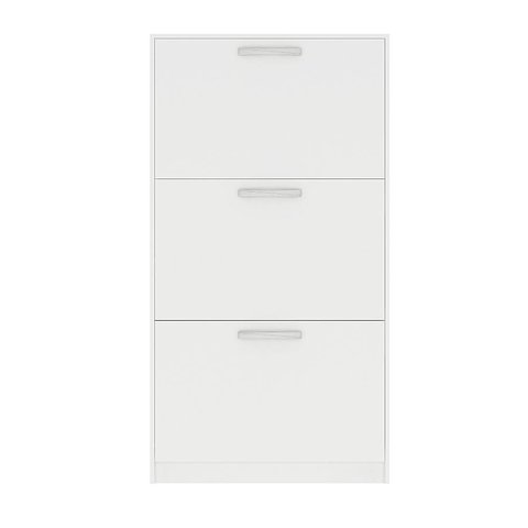 Sapateira Nick 65cm 3 Portas Basculantes 18 Pares Branca