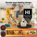 Ver imagem 5 de Vbgk Cooktop Elétrico 1800w com 9 Níveis de Potência e Timer (verde)
