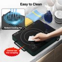 Ver imagem 6 de Vbgk Cooktop Elétrico 1800w com 9 Níveis de Potência e Timer (verde)