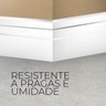 Rodapé Poliestireno 10cm Frisado Branco 2m Rm Decor - 5