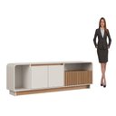 Ver imagem 5 de Rack para TV Rack Arizona 195cm MDP com Dobradiça com Amortecimento e Corrediça Telescópica
