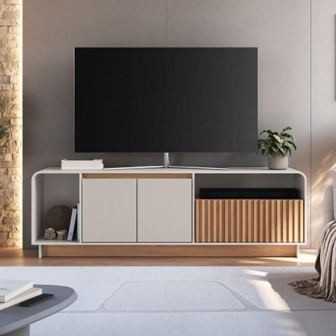 Rack para TV Rack Arizona 195cm MDP com Dobradiça com Amortecimento e Corrediça Telescópica