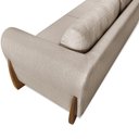 Ver mais imagens de Sofa Jolie 2 Lugares 180cm Pes Boomerang Linho 212 Areia Ezz