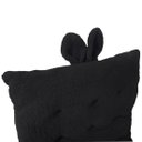 Ver imagem 6 de Almofada Futon Decorativo Orelha Coelho 140x60 Colchão Preto