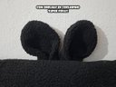 Ver imagem 3 de Almofada Futon Decorativo Orelha Coelho 140x60 Colchão Preto