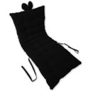 Ver imagem 1 de Almofada Futon Decorativo Orelha Coelho 140x60 Colchão Preto