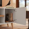 Rack Purus para Tv até "65 3 Portas - Colibri - Off White Matte / Frejo - 9