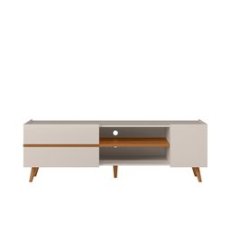 Rack Purus para Tv até "65 3 Portas - Colibri - Off White Matte / Frejo - 11