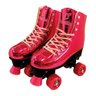 Patins Shine Ajustável com 4 Rodas Rosa Platinado Brilhante - Fenix - 31 - 34 - 1