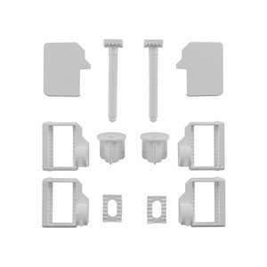 Conjunto de Fixação para Assento Sanitário Almofadado Astra Tpkpfu Branco