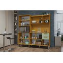 Ver imagem 2 de Kit Cozinha 10 Portas 2 Gavetas - Jean-cinamomo/verde Menta - Chf Móveis