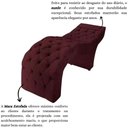 Ver imagem 4 de Maca Estofada Estética Cílios Salão Spa Suede Vivian Cor:bordô
