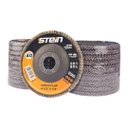 Ver imagem 5 de 20 Peças Disco Flap Curvo 4.1/2 115mm Metais Ferrosos Grão 40 Stein