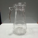Ver imagem 3 de Jarra de Vidro 1,7L Transparente 26x13x13cm Água Suco Chá Bebidas Mesa Detox