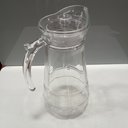 Ver imagem 2 de Jarra de Vidro 1,7L Transparente 26x13x13cm Água Suco Chá Bebidas Mesa Detox