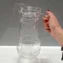 Ver imagem 4 de Jarra de Vidro 1,7L Transparente 26x13x13cm Água Suco Chá Bebidas Mesa Detox