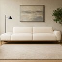 Ver imagem 2 de Sofá Living Unne 3 Lugares 210cm Terminal Direito Bouclé Off White - Nexta Casa